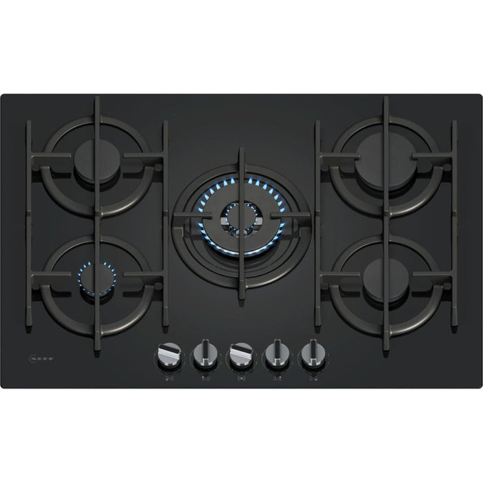 Neff N70 T27CPIQ4S0 75cm Gas Hob - Black Image 1