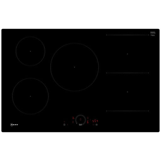 Neff N70 T58PHW1L0 80cm Induction Hob - Black Glass Image 1
