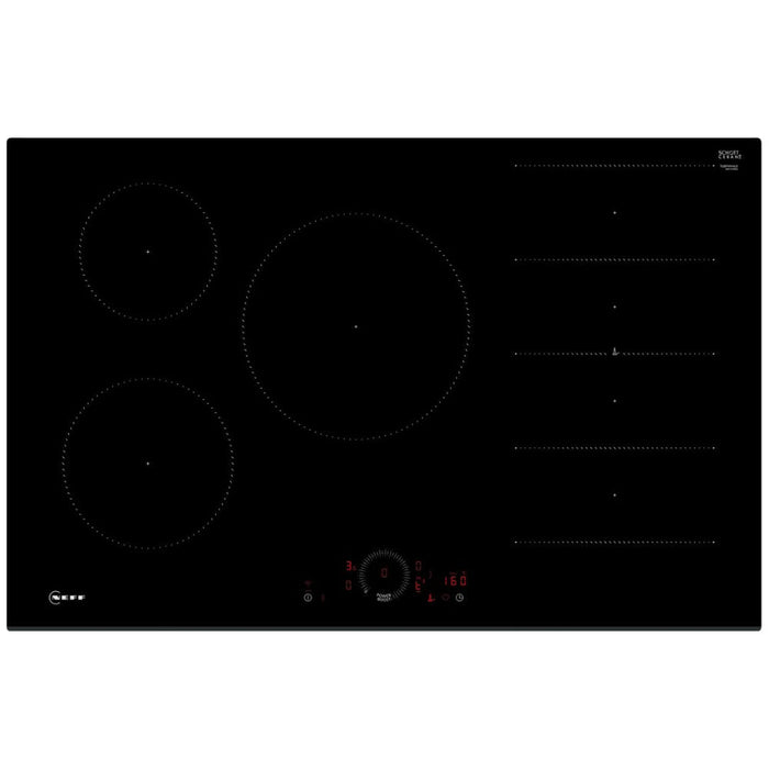 Neff N70 T68FHV4L0 80cm Induction Hob - Black Glass Image 1
