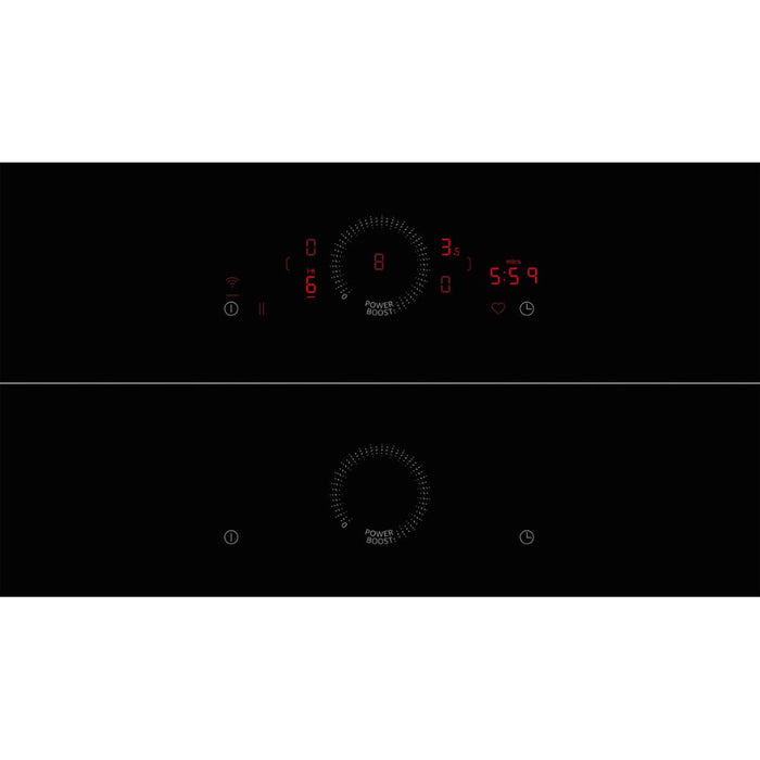 Neff N70 V57THQ4L0 70cm Venting Combi Induction Hob - Black & St/Steel Image 2