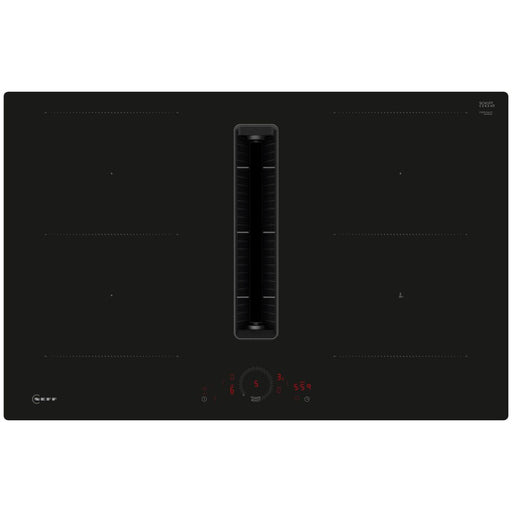 Neff N70 V58PHQ4C0 80cm Venting Combi Induction Hob (Flush Fit) - Black Glass Image 1