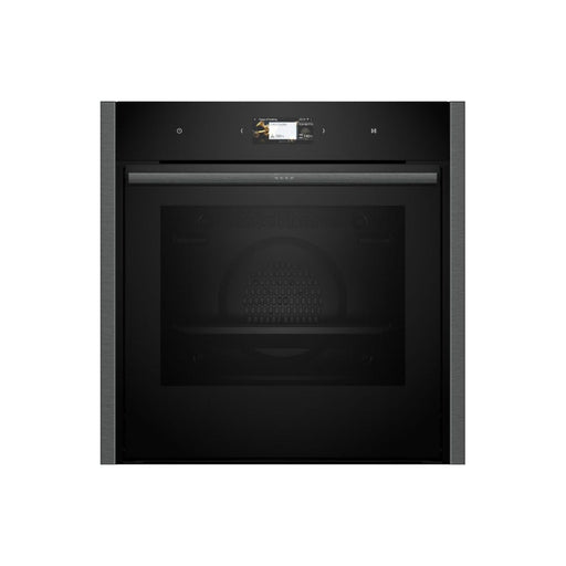 Neff N90 B64CS51G0B Single Slide & Hide Electric Oven - Black w/Graphite Trim Image 1