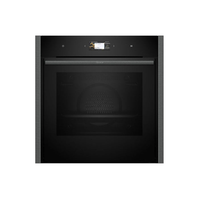 Neff N90 B64CS51G0B Single Slide & Hide Electric Oven - Black w/Graphite Trim Image 1