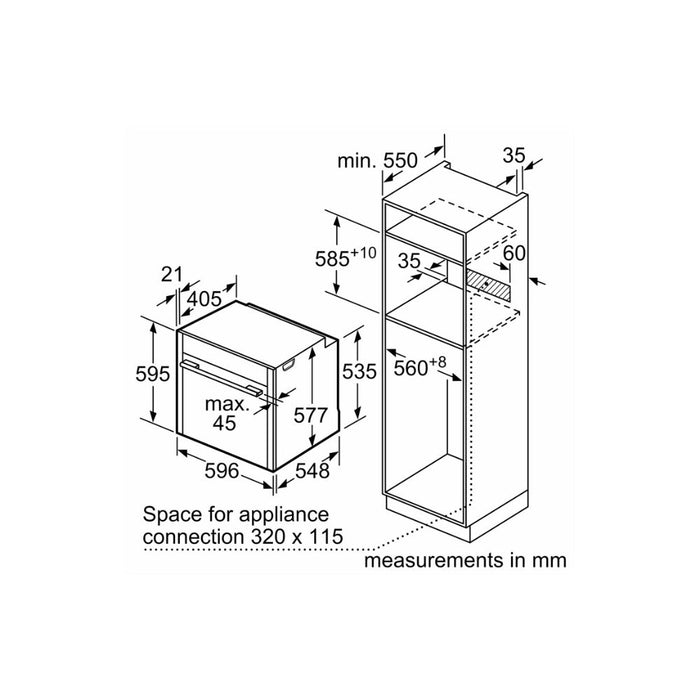 Neff N90 B64VS71G0B Single Slide & Hide Pyrolytic Oven w/Steam - Black w/Graphite Trim Image 7