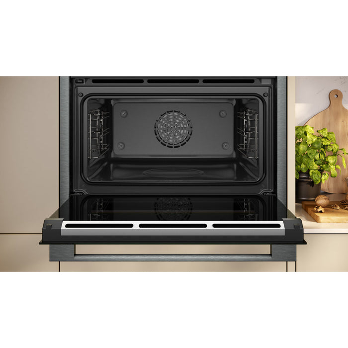 Neff N90 C24FS31G0B Compact Oven w/Steam - Black w/Graphite Trim Image 4