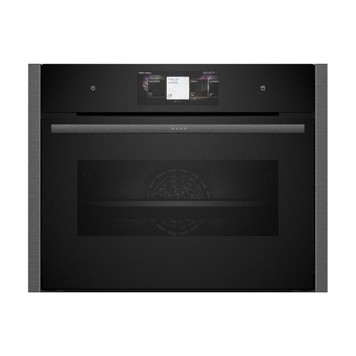 Neff N90 C24FT53G0B Compact Oven w/Steam - Black w/Graphite Trim Image 1