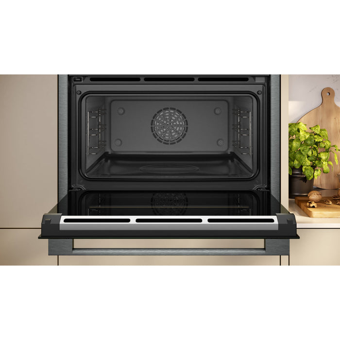 Neff N90 C24FT53G0B Compact Oven w/Steam - Black w/Graphite Trim Image 4