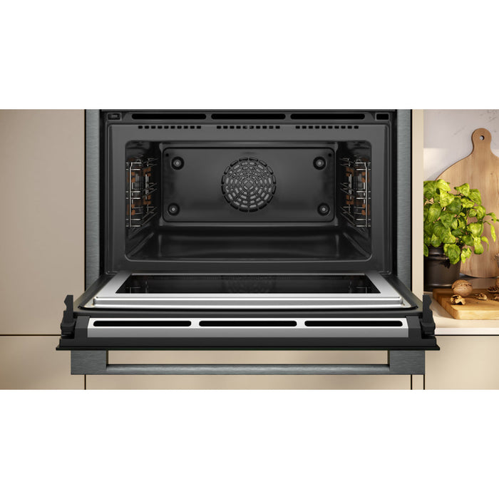 Neff N90 C24MT73G0B Compact Pyrolytic Oven & Microwave - Black w/Graphite Trim Image 3