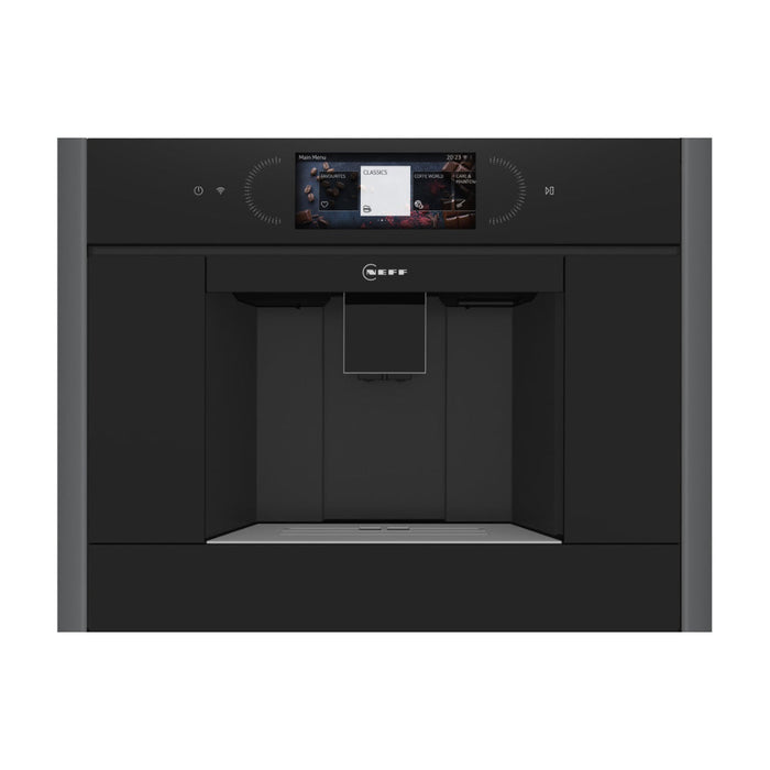 Neff N90 CL4TT11G0 2.4L Coffee Machine - Black w/Graphite Trim Image 1