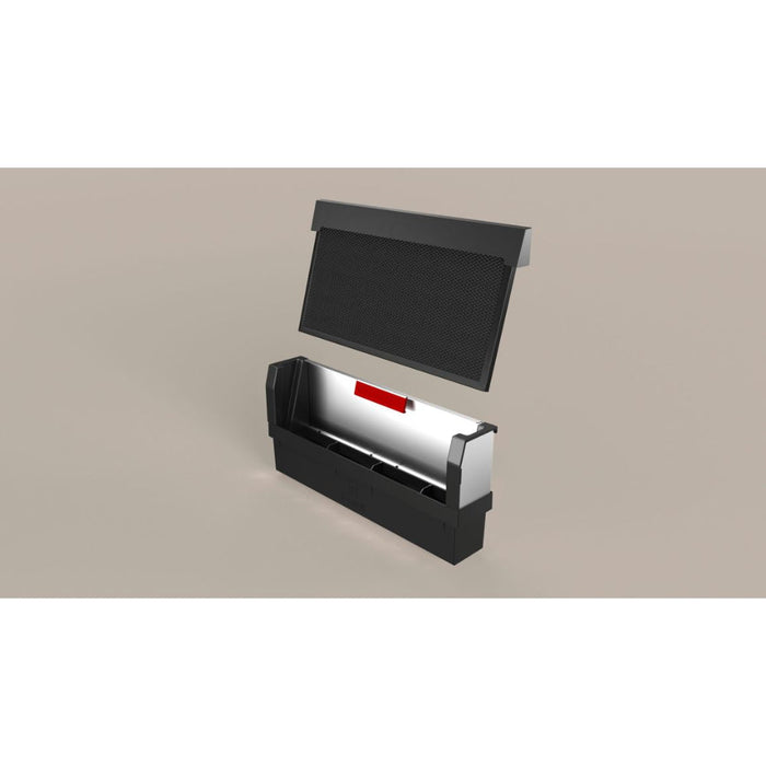 Neff N90 I88WMM1S7B 80cm Glass Downdraft Extractor - Black & Clear Glass Image 6