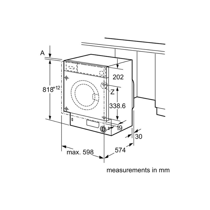 Neff W543BX2GB B/I 8kg 1400rpm Washing Machine Image 5