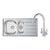 Prima 1.5B Inset Sink & Chelsea Tap Pack - St/Steel & Chrome Image 1