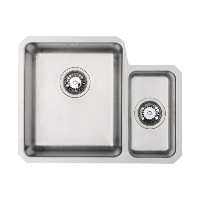 Prima+ 1.5B R25 LH Undermount Sink - St/Steel Image 1