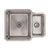 Prima+ 1.5B R25 Reversible Undermount Sink - St/Steel Image 1