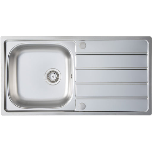 Prima 1B 965x500mm Inset Sink - St/Steel Image 1