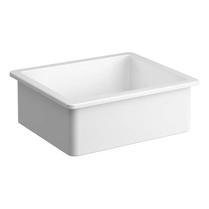 Prima 1B Inset Ceramic Sink (Inc. Waste) - White Image 1