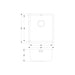 Prima+ Compact 1.0B R25 Undermount Sink - St/Steel Image 3