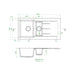 Prima+ Granite 1.5B & Drainer Inset Sink Image 6