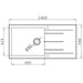 Prima+ Granite 1B & Drainer Inset Sink Image 6
