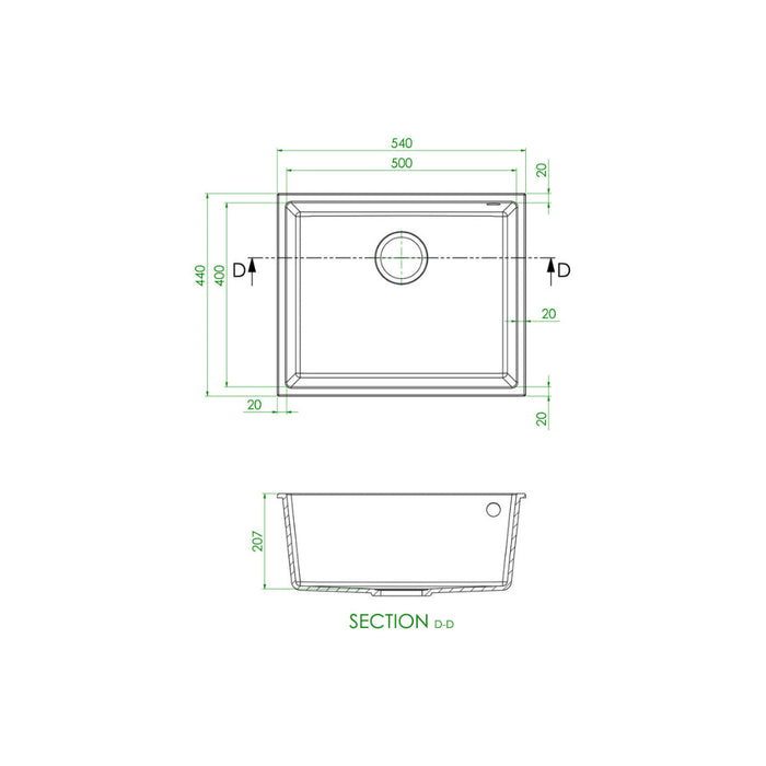 Prima+ Granite 1B Undermount Sink Image 6