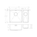 Prima+ Large 1.5B R10 LH Inset/Undermount Sink - St/Steel Image 3