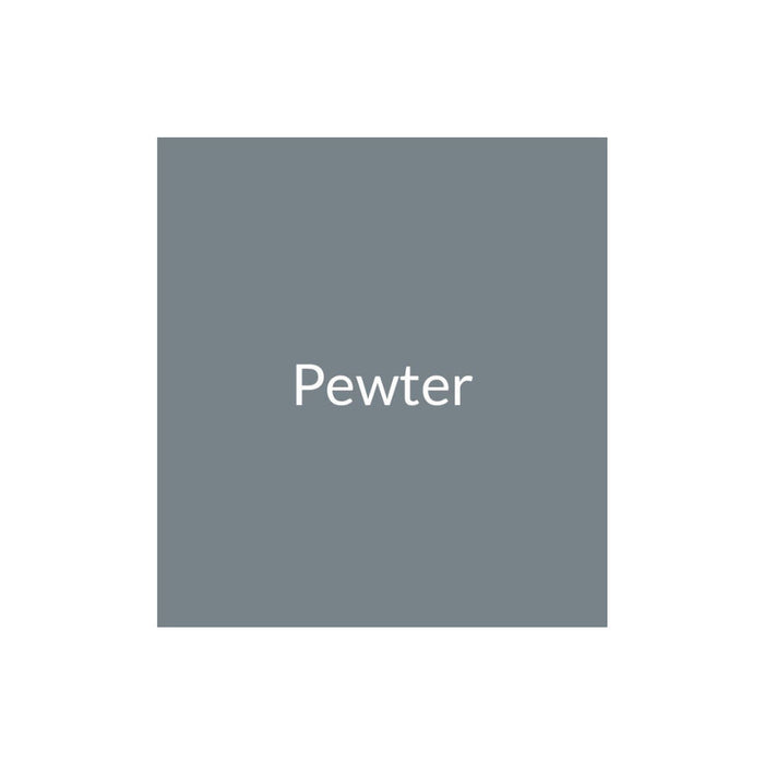 Prima LES003 60cm Straight Glass Splashback - Pewter Image 1