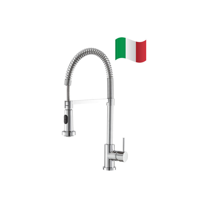 Prima+ Mosa Professional Single Lever Double Jet Mixer Tap - Chrome Image 1