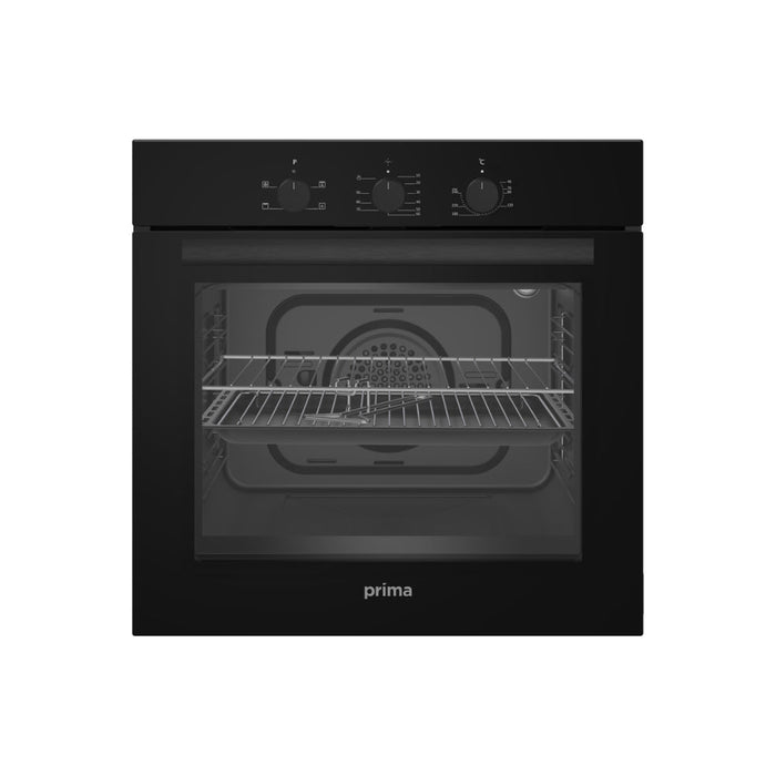 Prima Oven Ceramic Hob & Chimney Hood Pack - Black Image 2