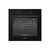 Prima Oven Gas Hob & Curved Glass Chimney Hood Pack - Black Image 2