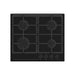 Prima Oven Gas Hob & Curved Glass Chimney Hood Pack - Black Image 3