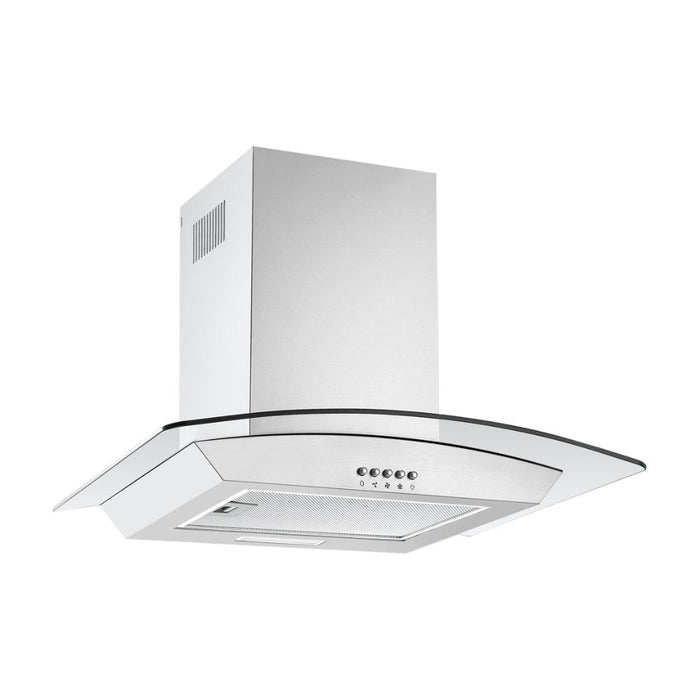 Prima Oven Gas Hob & Curved Glass Chimney Hood Pack - St/Steel Image 4