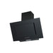 Prima PRAE0034 70cm Angled Chimney Hood - Black Glass Image 1