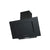 Prima PRAE0034 70cm Angled Chimney Hood - Black Glass Image 1
