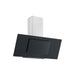 Prima PRAE0042 90cm Angled Chimney Hood - Black Glass Image 1