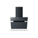 Prima PRAE801 Angled Chimney Hood Extension - Black Image 1