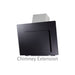 Prima PRAE900 Angled Chimney Hood Extension - St/Steel Image 1