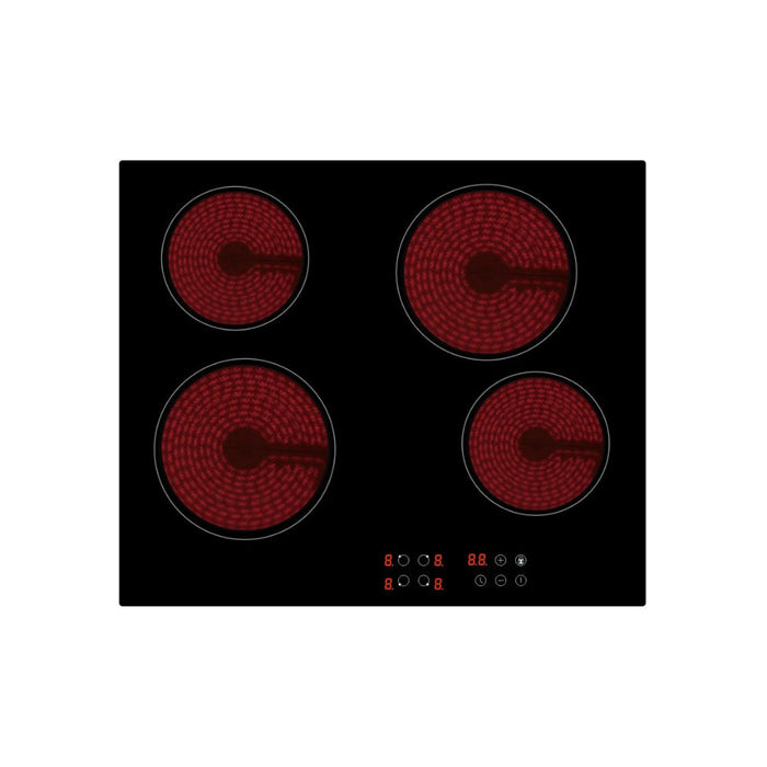 Prima PRCEH115 60cm Ceramic Hob - Black Glass Image 1
