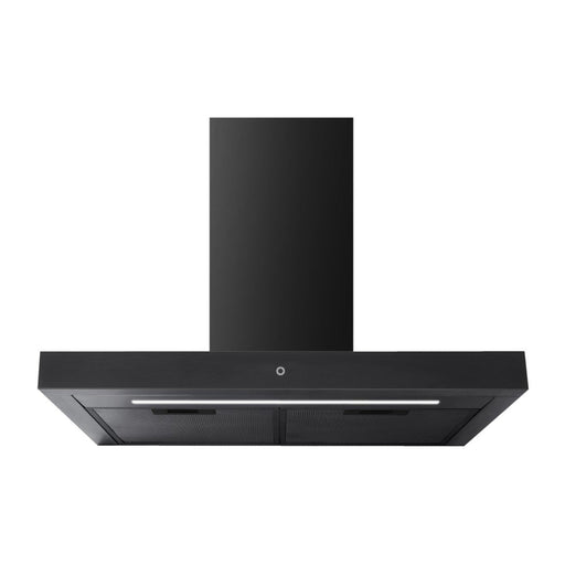 Prima+ PRCH027 60cm Box Chimney Hood - Black Image 1