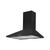 Prima PRCH033 60cm Chimney Hood - Black Image 1