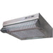 Prima PRCH400 60cm Visor Hood - Silver Image 1