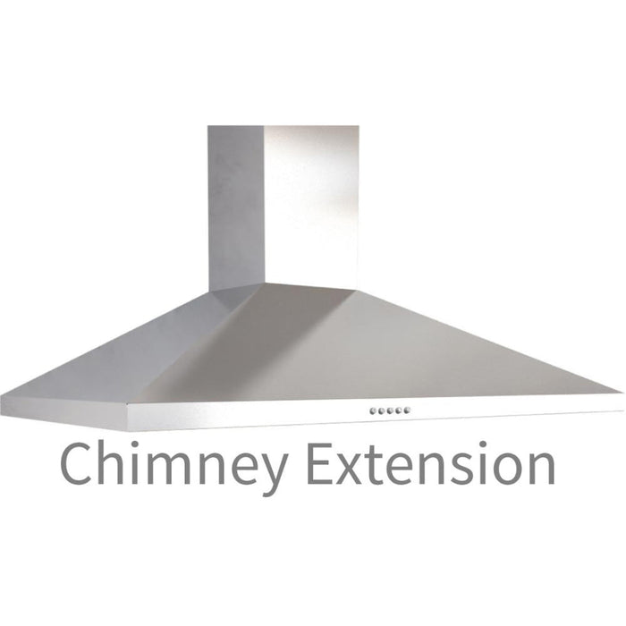 Prima PRCH800 81cm Chimney Hood Extension - St/Steel Image 1
