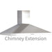 Prima PRCH800 81cm Chimney Hood Extension - St/Steel Image 1