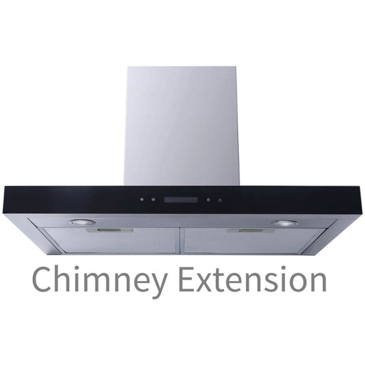 Prima PRCH802 81cm Chimney Hood Extension - St/Steel Image 1