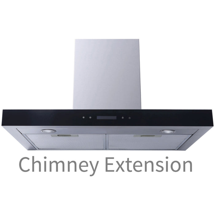 Prima PRCH802 81cm Chimney Hood Extension - St/Steel Image 1