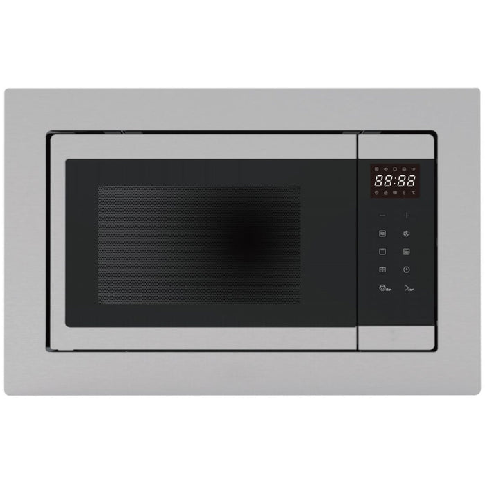 Prima PRCM250 Framed B/I 900W Microwave & Grill - St/Steel & Black Image 1