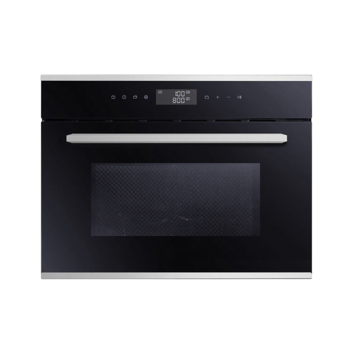 Prima PRCM450 B/I 1000W Microwave & Grill - Black & St/Steel Image 1