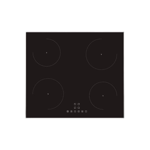 Prima PRIH024 60cm Framed Induction Hob - Black & St/Steel Image 1