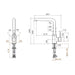 Prima+ Riace Single Lever L-Shaped Mixer Tap - Chrome Image 3