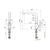 Prima+ Riace Single Lever L-Shaped Mixer Tap - Chrome Image 3