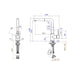 Prima+ Riace Single Lever L-Shaped Mixer Tap w/Pull Out - Chrome Image 3
